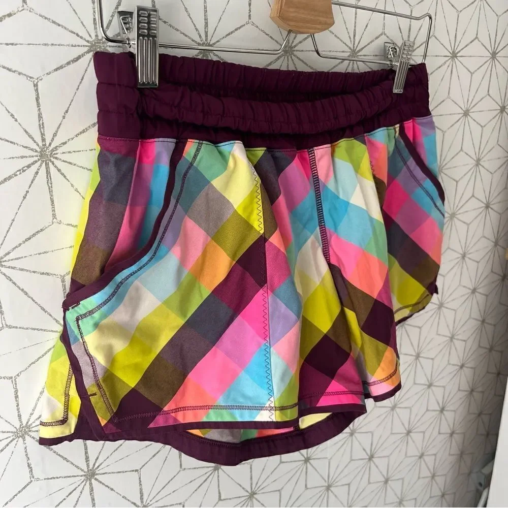 Lululemon Shake & Break Short Sea Check Multi / Plum